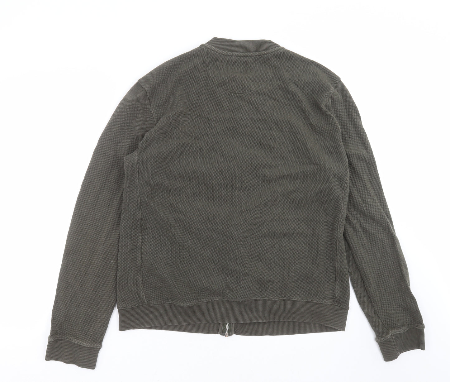 Burton Mens Green   Full Zip Jumper Size L