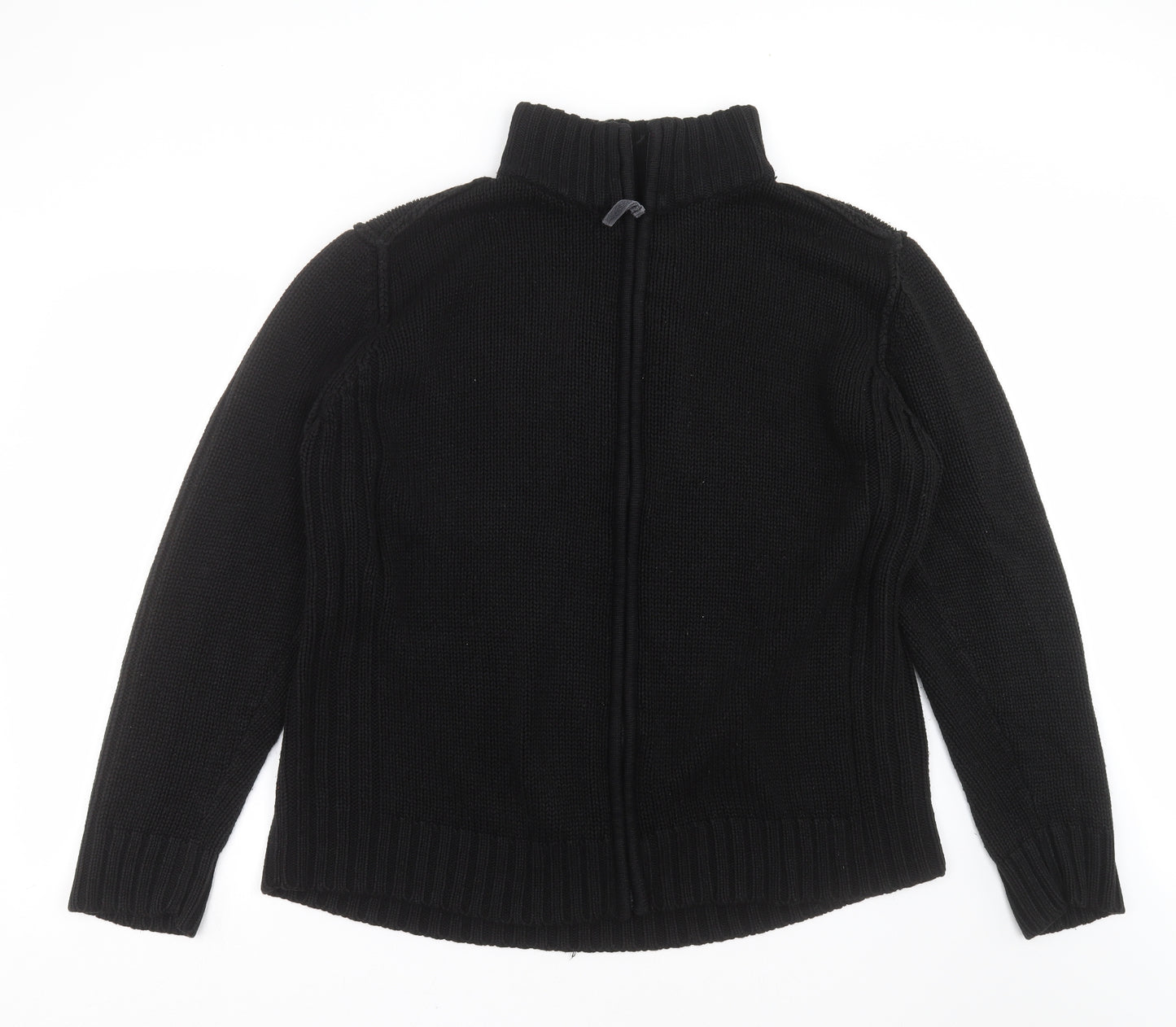 George Mens Black  Knit Cardigan Jumper Size 2XL