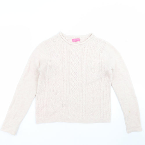 The Department Womens Pink  Knit Pullover Jumper Size 12