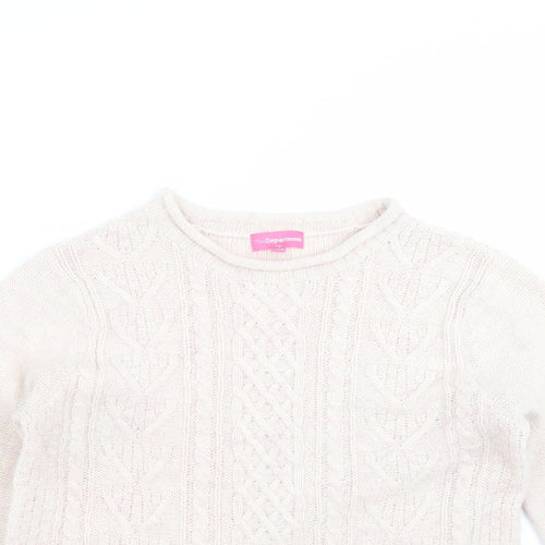 The Department Womens Pink  Knit Pullover Jumper Size 12