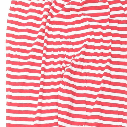 Preworn Womens Red Striped   Pyjama Pants Size 12