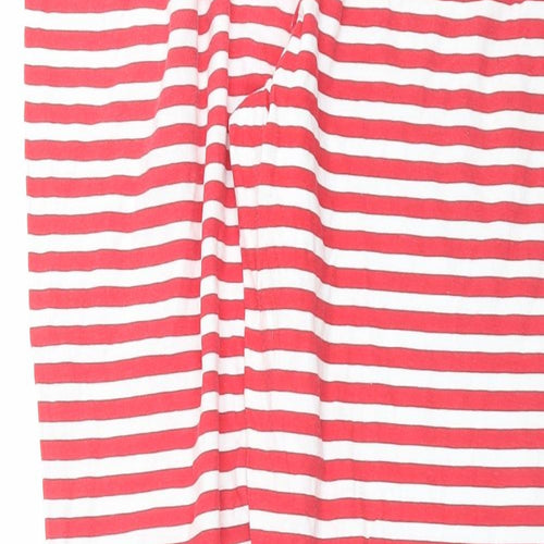 Preworn Womens Red Striped   Pyjama Pants Size 12