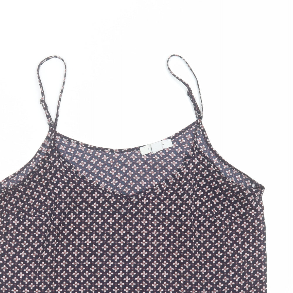 Primark Womens Blue Floral  Camisole Blouse Size 16