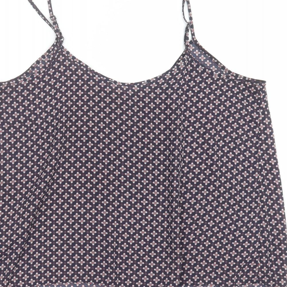 Primark Womens Blue Floral  Camisole Blouse Size 16