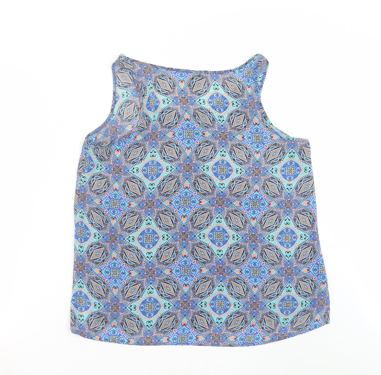 Primark Womens Blue Paisley  Basic Blouse Size 16