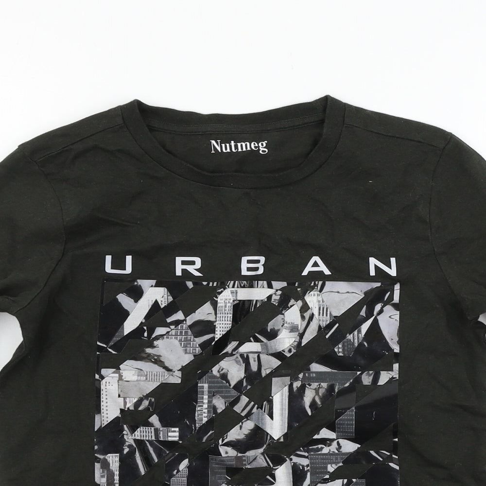 Nutmeg Boys Grey   Basic T-Shirt Size 9-10 Years