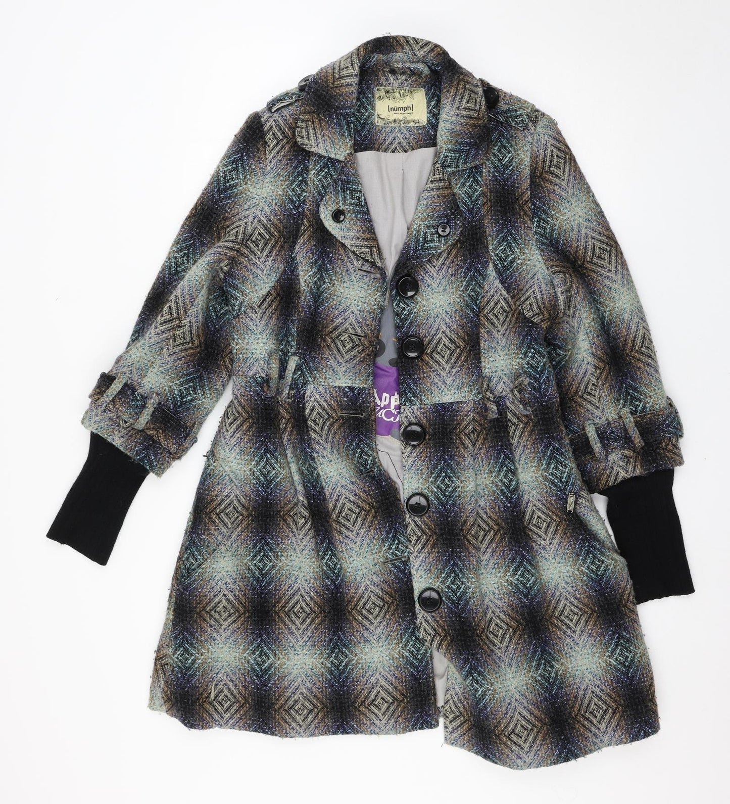Numph Womens Multicoloured   Ski Jacket Coat Size 14