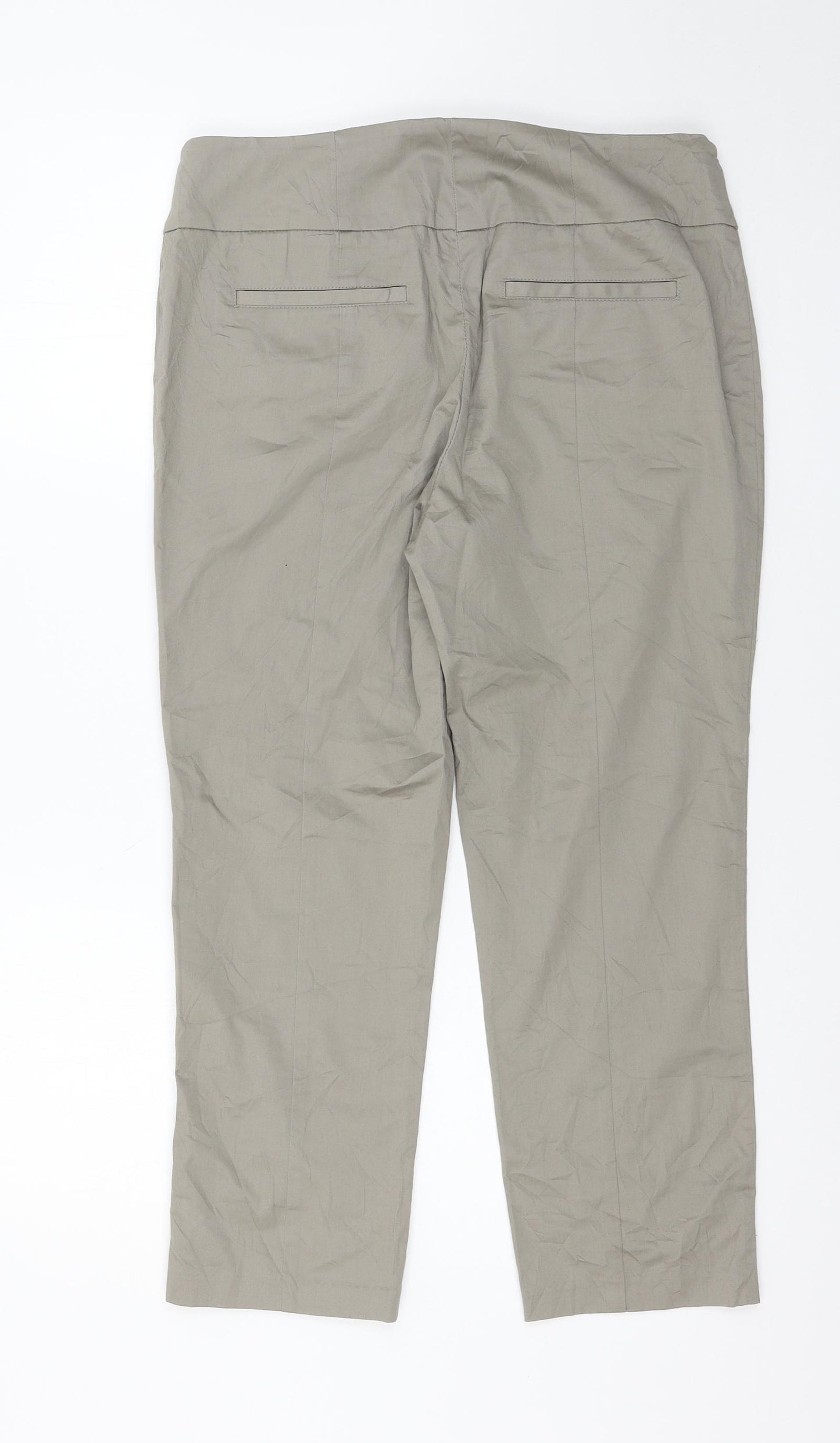 H&M Womens Grey   Trousers  Size 14 L24 in