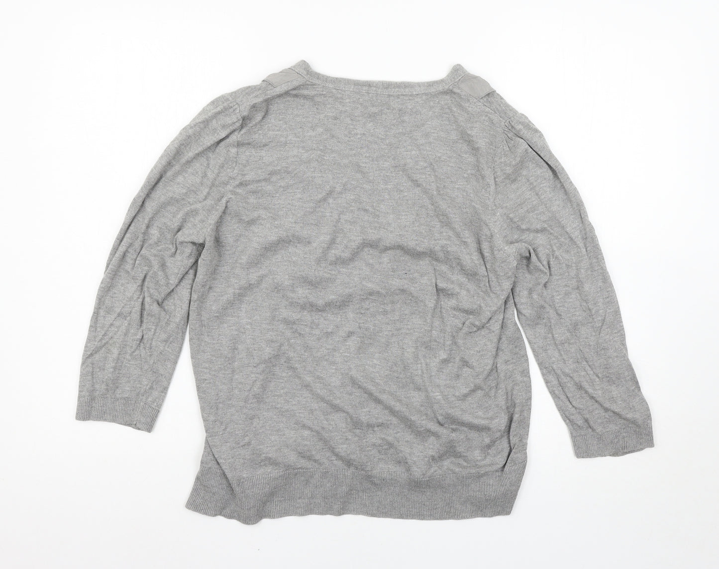 Marks and Spencer Womens Grey   Cardigan Jumper Size 18