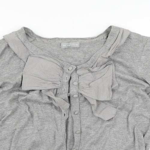 Marks and Spencer Womens Grey   Cardigan Jumper Size 18