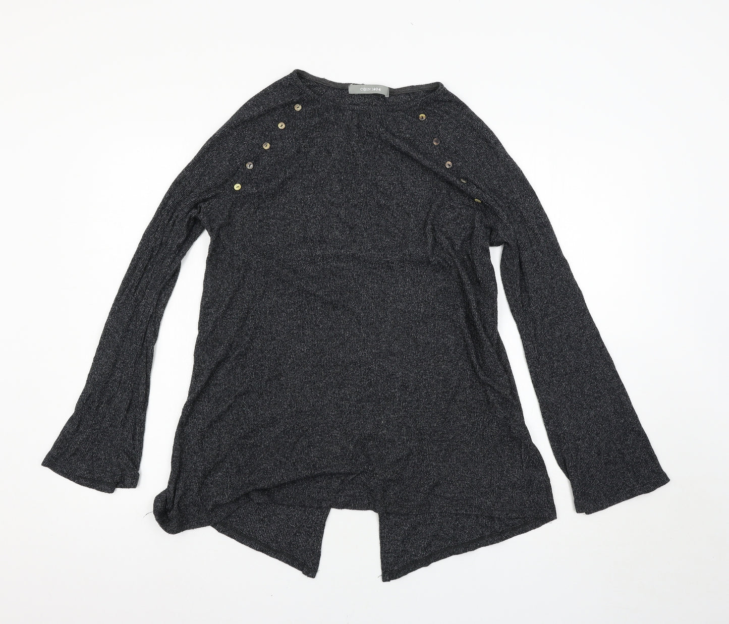 COIN 1804 Womens Black   Pullover Jumper Size XL