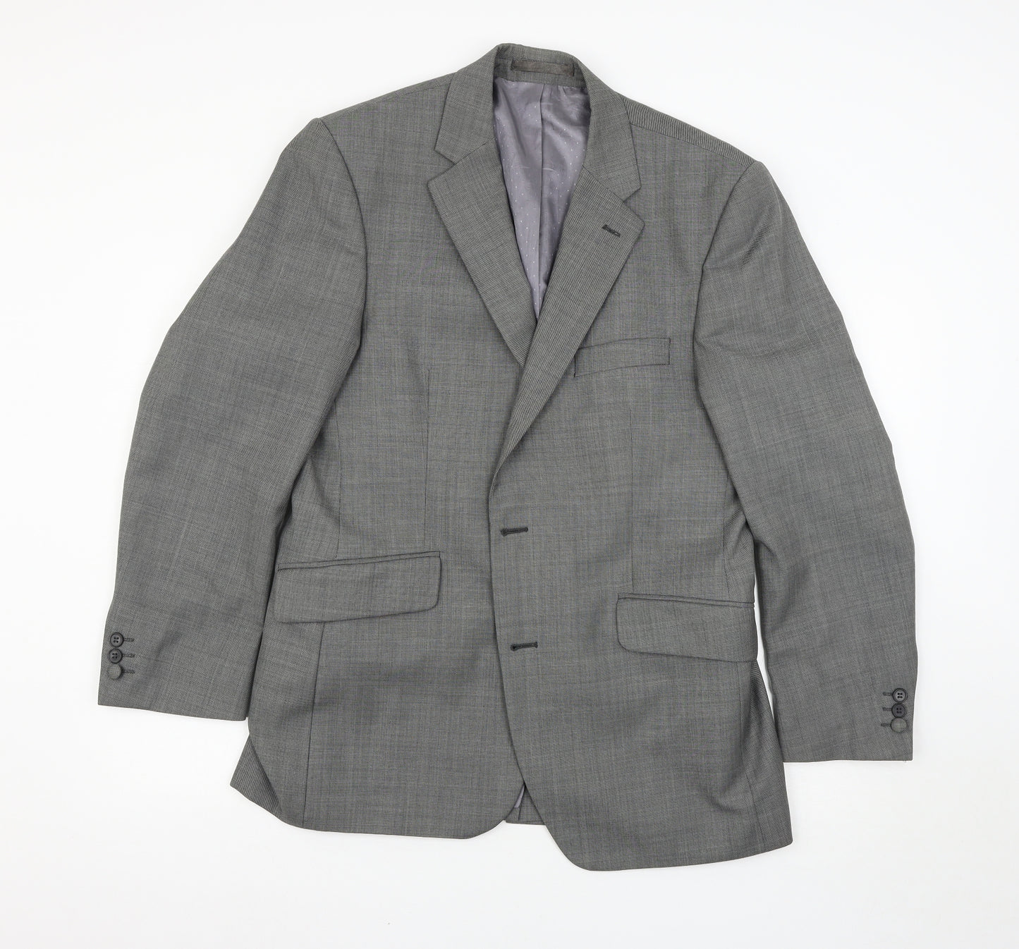 flintoff Mens Grey   Jacket Blazer Size 40