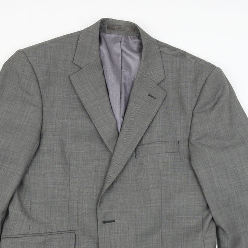 flintoff Mens Grey   Jacket Blazer Size 40
