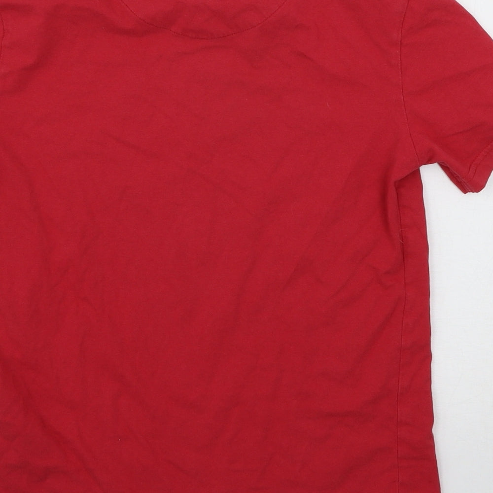 Lyle & Scott Boys Red   Basic T-Shirt Size 10-11 Years