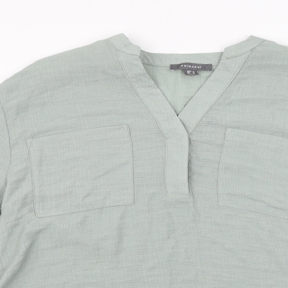 Primark Womens Green   Basic Blouse Size 18