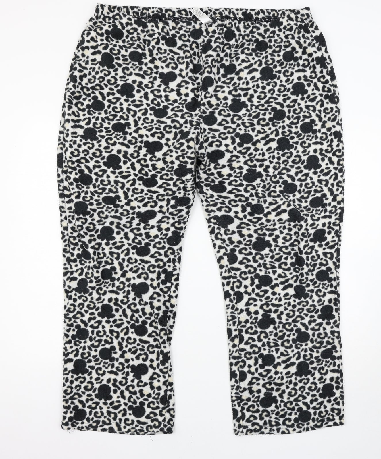 George Womens Black Animal Print  Capri Pyjama Pants Size 24  - Disney