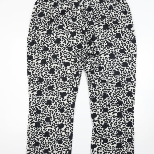 George Womens Black Animal Print  Capri Pyjama Pants Size 24  - Disney
