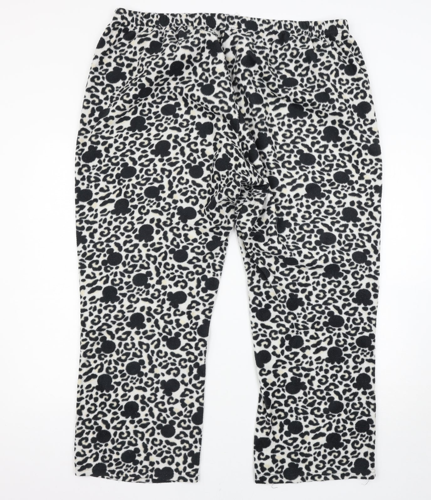 George Womens Black Animal Print  Capri Pyjama Pants Size 24  - Disney