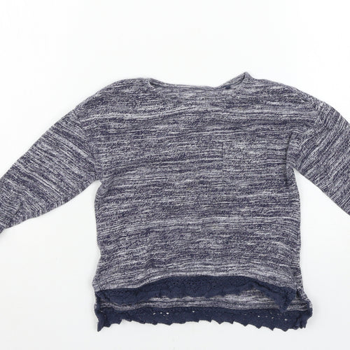 NEXT Girls Blue   Pullover Jumper Size 4 Years