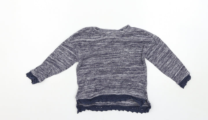NEXT Girls Blue   Pullover Jumper Size 4 Years
