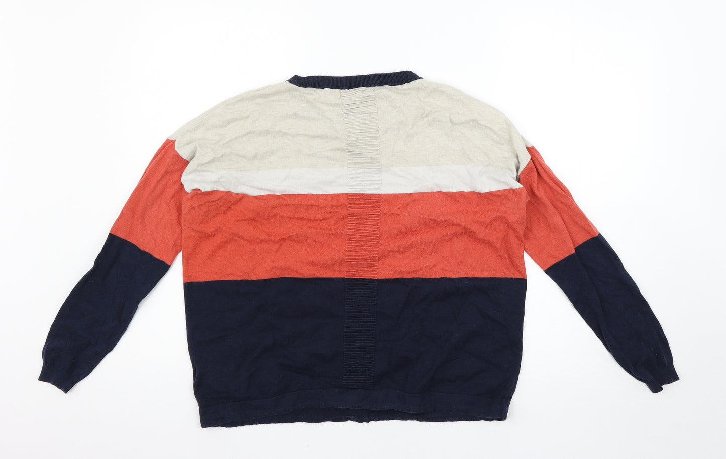 NEXT Womens Multicoloured Striped  Pullover Jumper Size 14