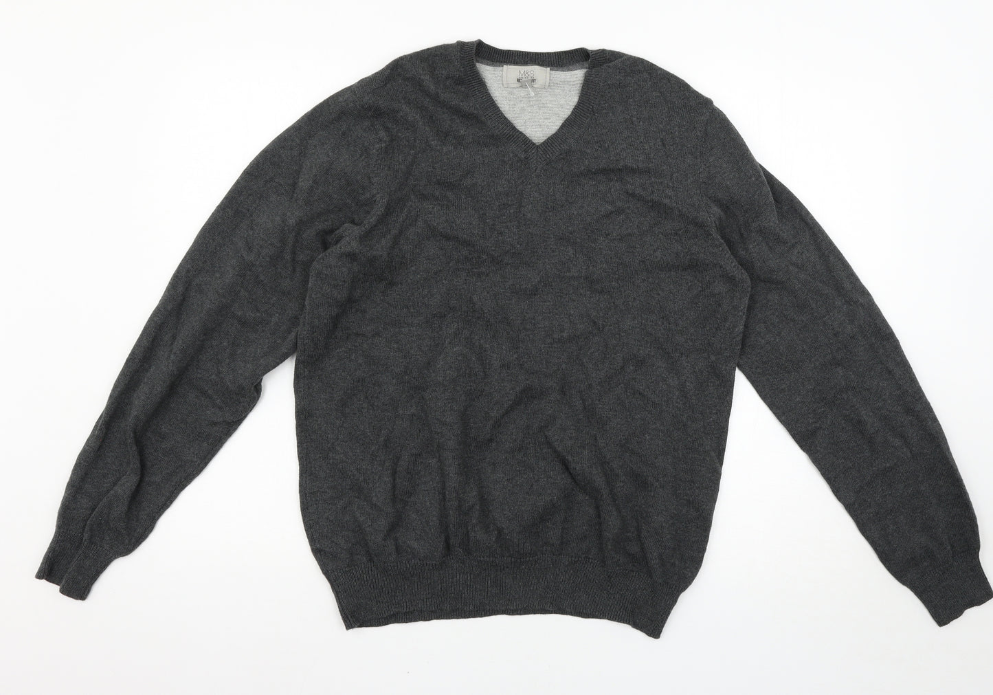 Marks and Spencer Mens Grey   Pullover Jumper Size M