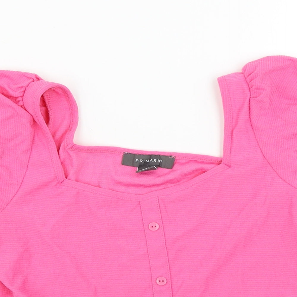 Primark Womens Pink   Basic Blouse Size XS