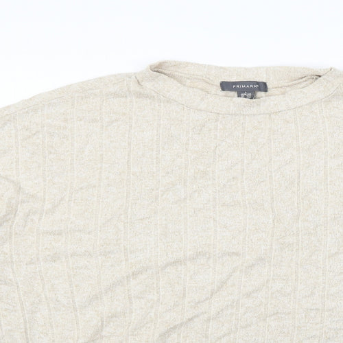 Primark Womens Beige   Pullover Jumper Size L