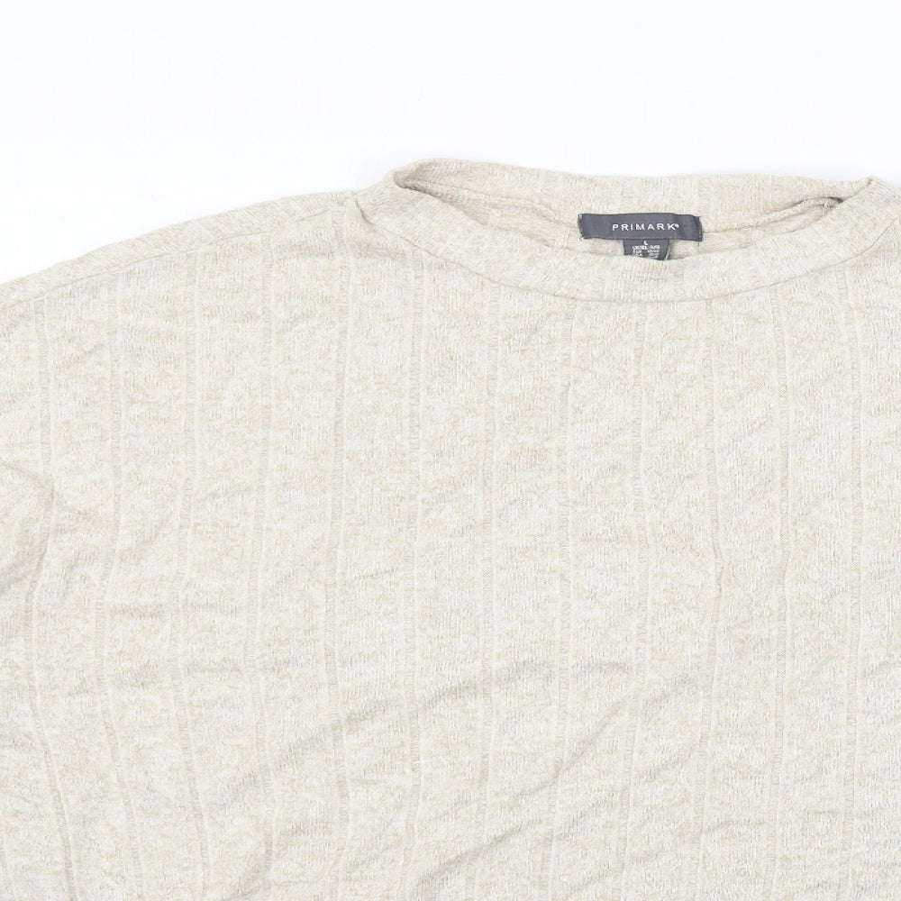 Primark Womens Beige   Pullover Jumper Size L