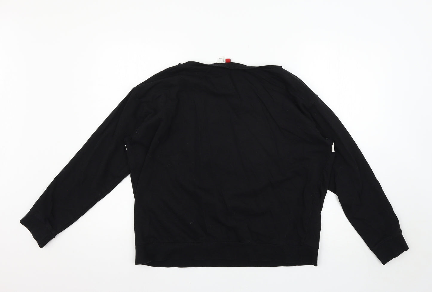 H&M Womens Black   Pullover Sweatshirt Size L