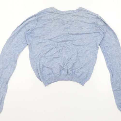 Pull&Bear Womens Blue   Pullover Jumper Size M