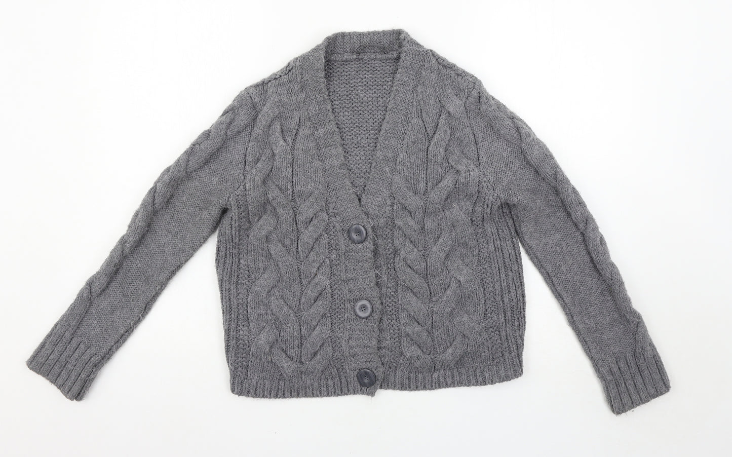Marks and Spencer Womens Grey   Cardigan Jumper Size S