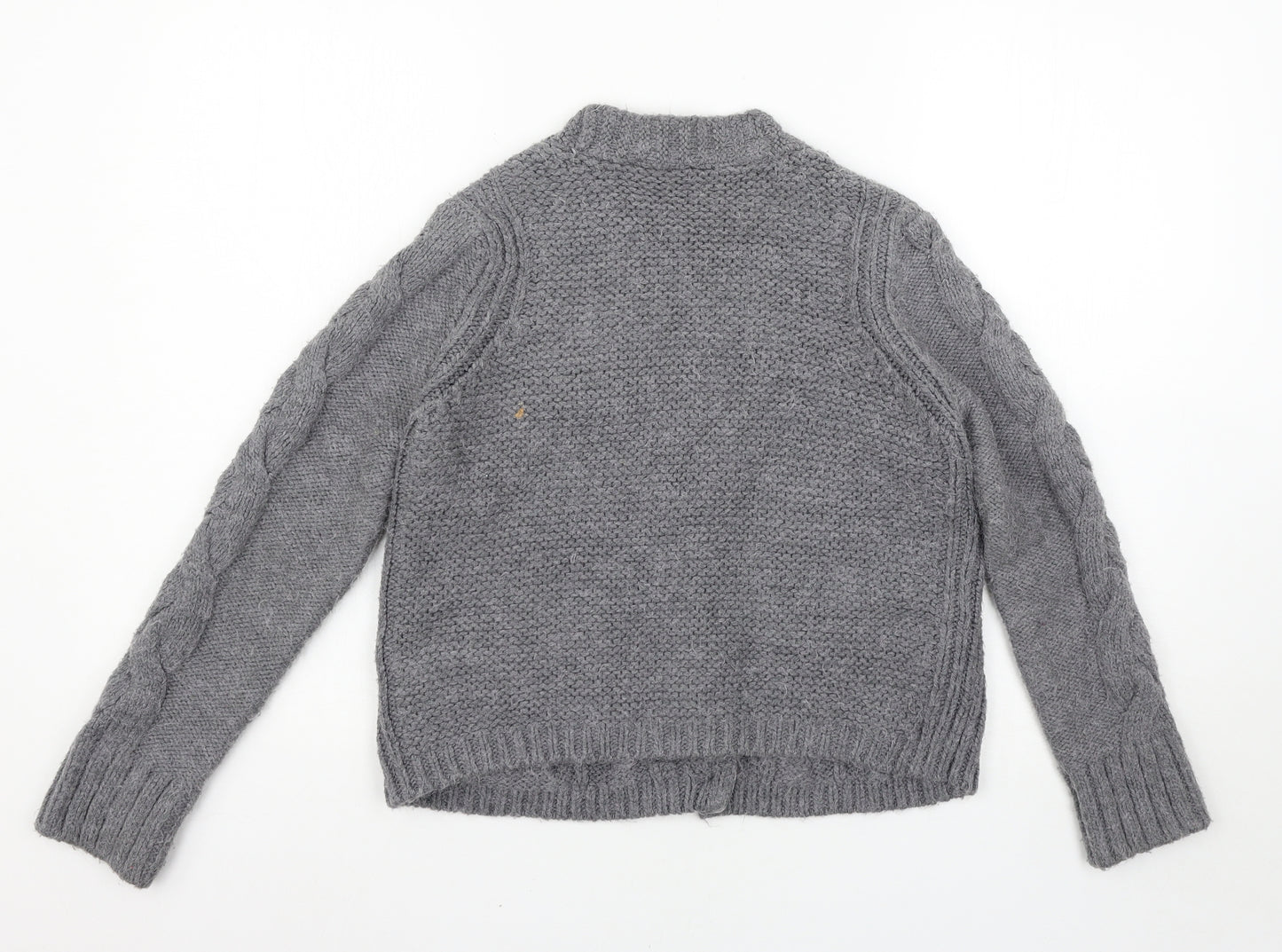 Marks and Spencer Womens Grey   Cardigan Jumper Size S