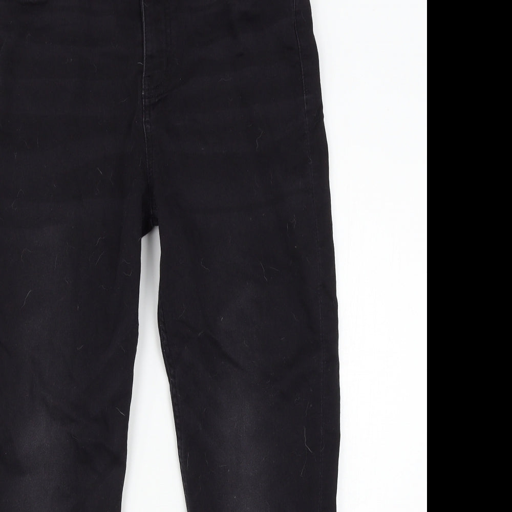F&F Boys Black   Straight Jeans Size 12-13 Years