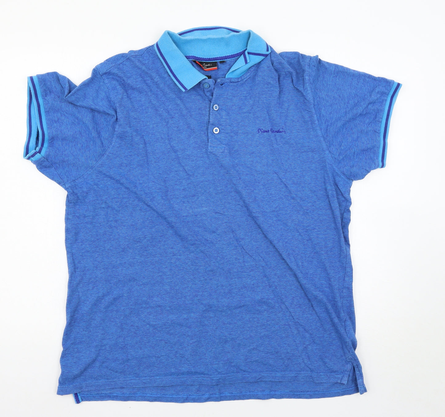 Pierre Cardin Mens Blue    Polo Size XL
