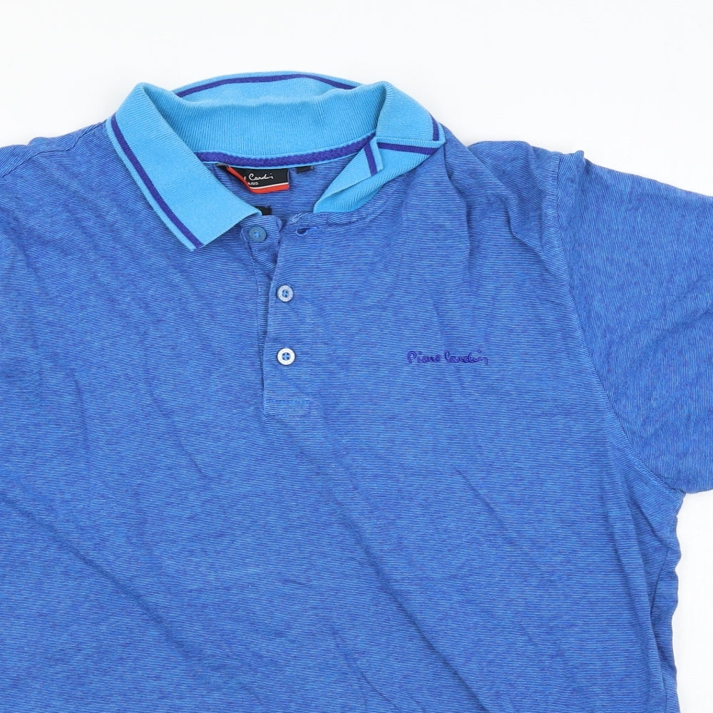 Pierre Cardin Mens Blue    Polo Size XL