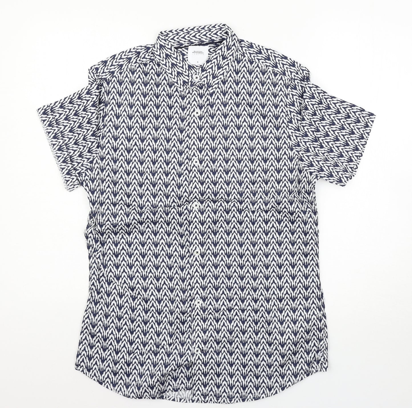 Burton Mens Black    Button-Up Size S