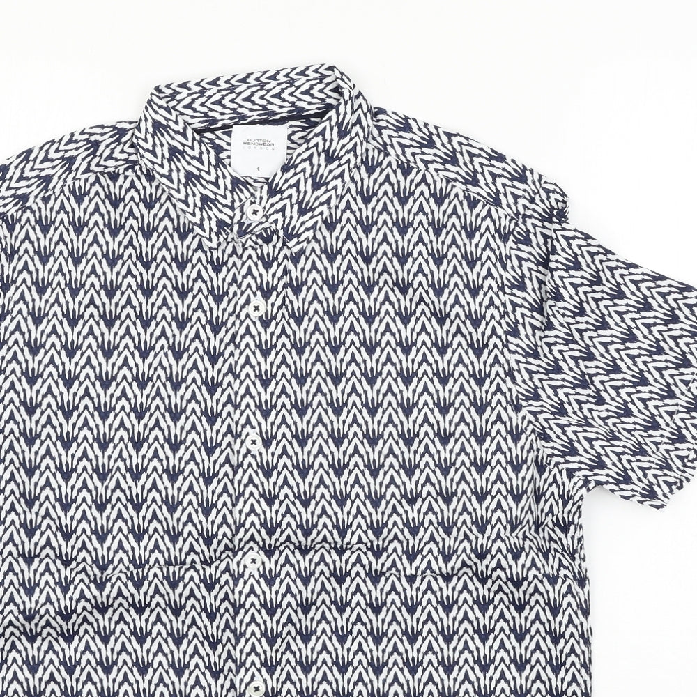 Burton Mens Black    Button-Up Size S