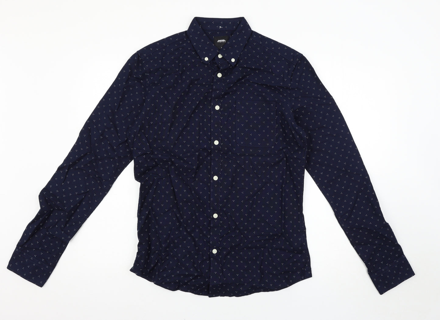 Burton Mens Blue    Button-Up Size S