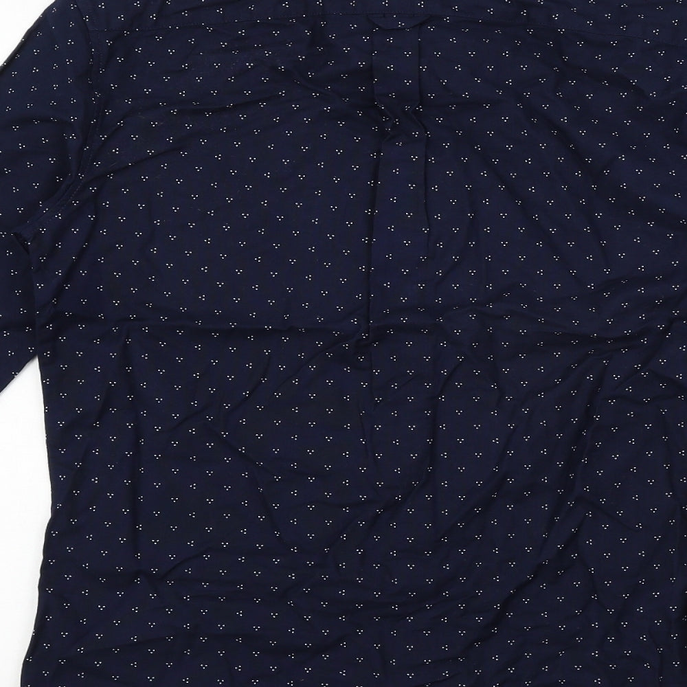 Burton Mens Blue    Button-Up Size S