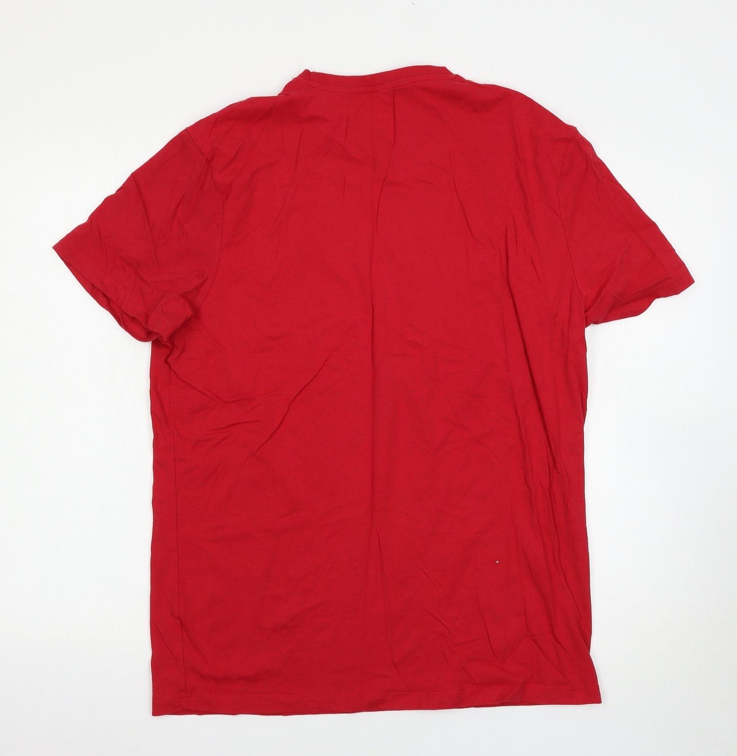 Primark Mens Red    T-Shirt Size XL