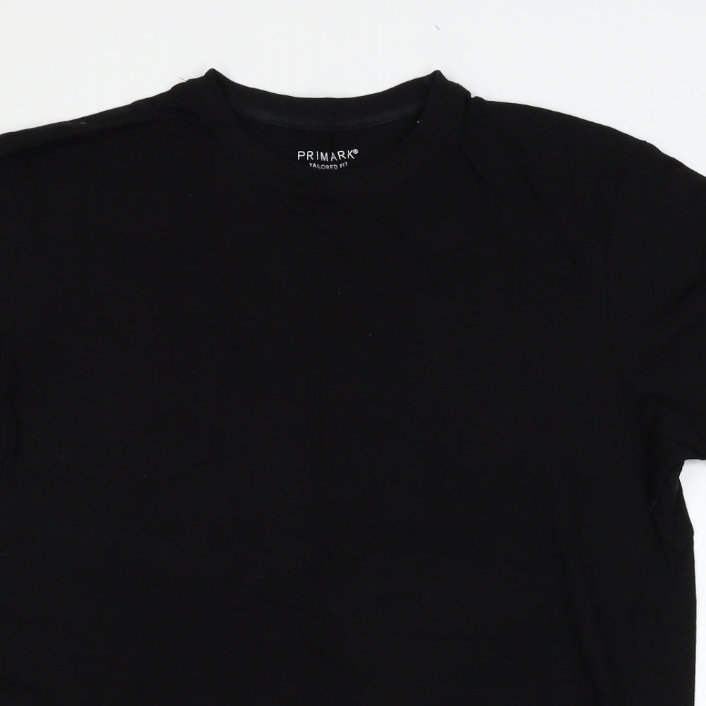 Primark Mens Black    T-Shirt Size XL