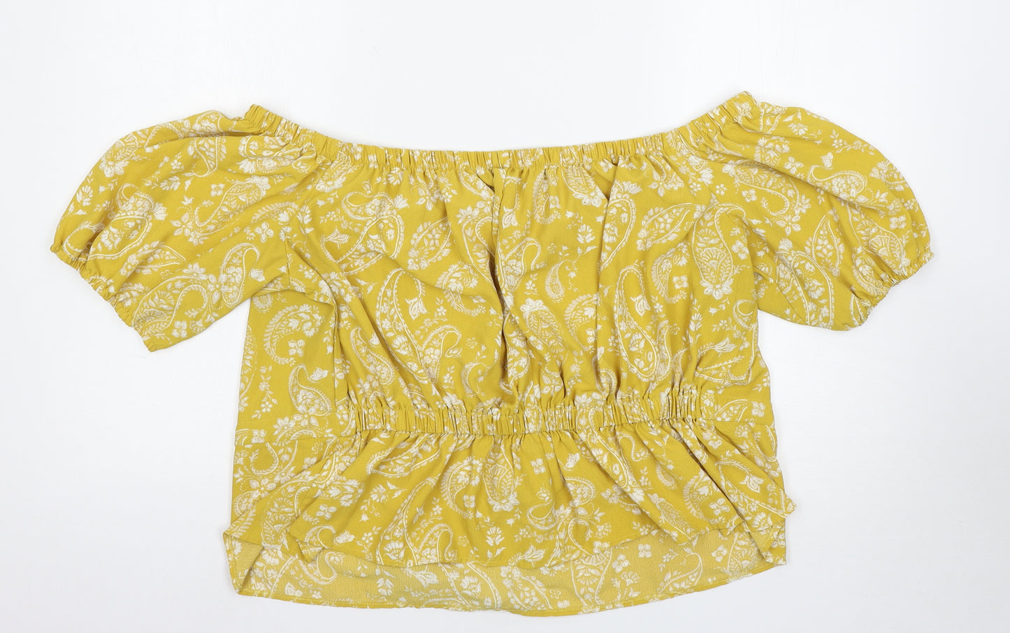 Primark Womens White Paisley  Basic Blouse Size 18