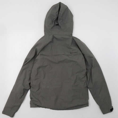 Animal Mens Grey   Windbreaker Coat Size M