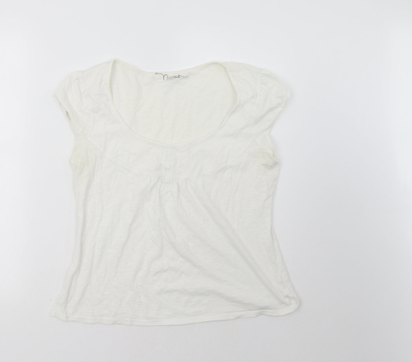 NEXT Womens White   Basic T-Shirt Size 14