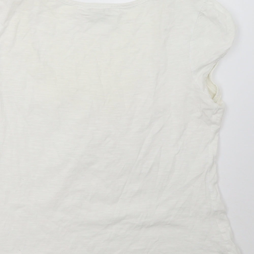 NEXT Womens White   Basic T-Shirt Size 14