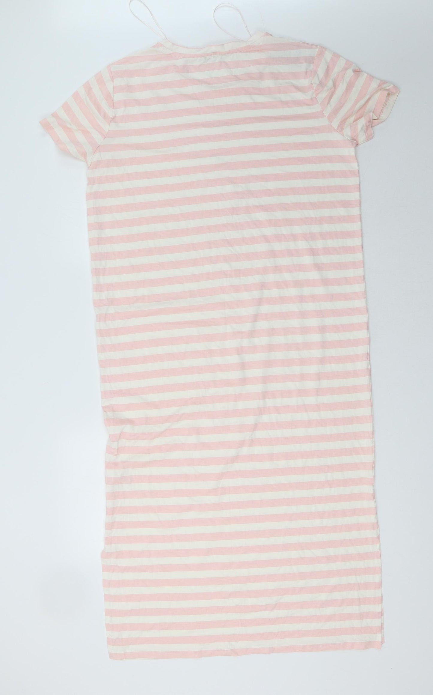 Sainsburys Womens Pink Striped   Dress Size 12