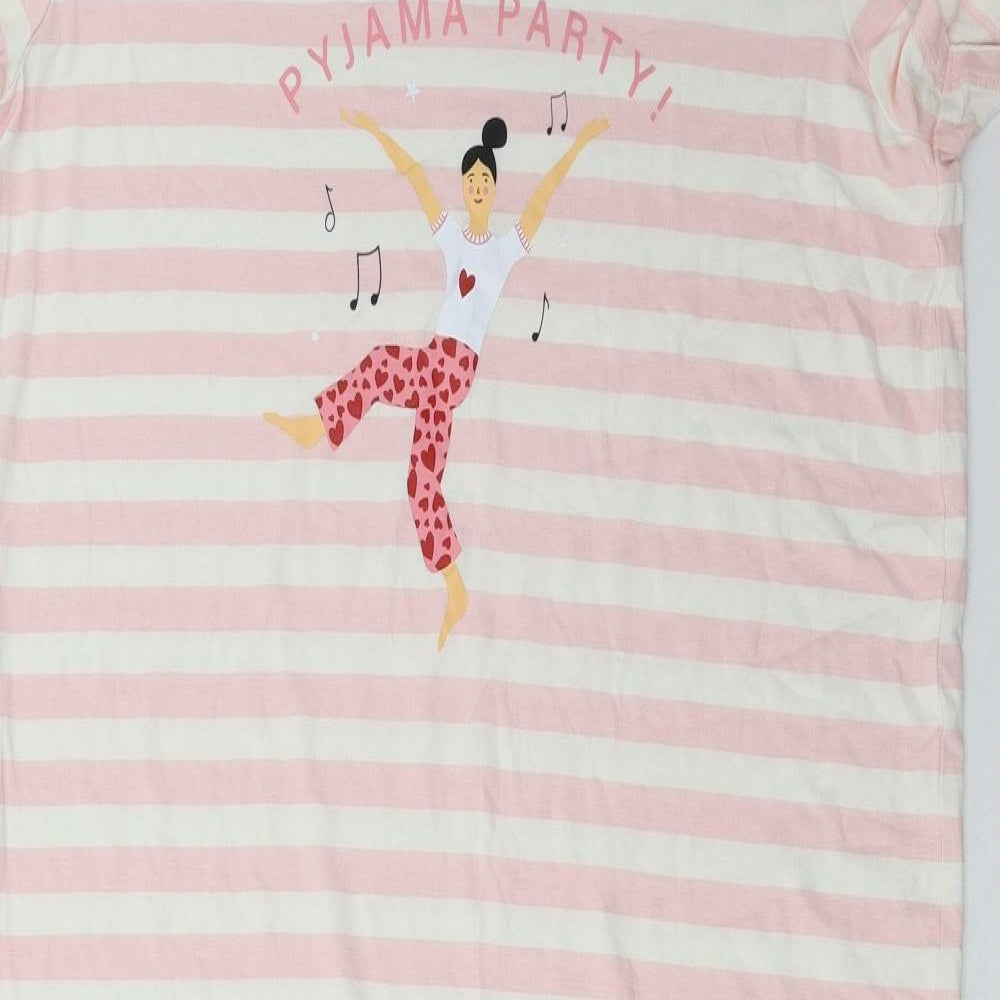 Sainsburys Womens Pink Striped   Dress Size 12