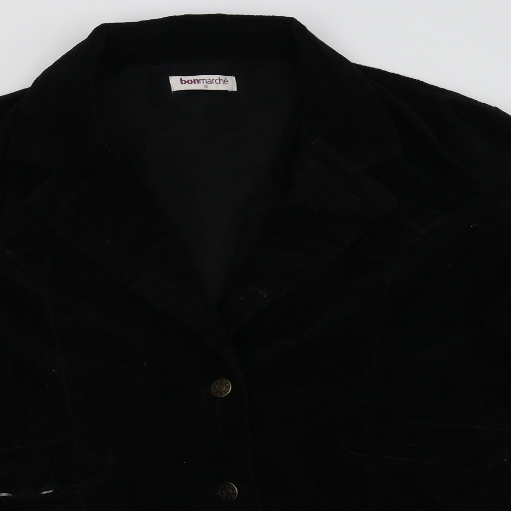 Bonmarché Womens Black   Jacket Blazer Size 18