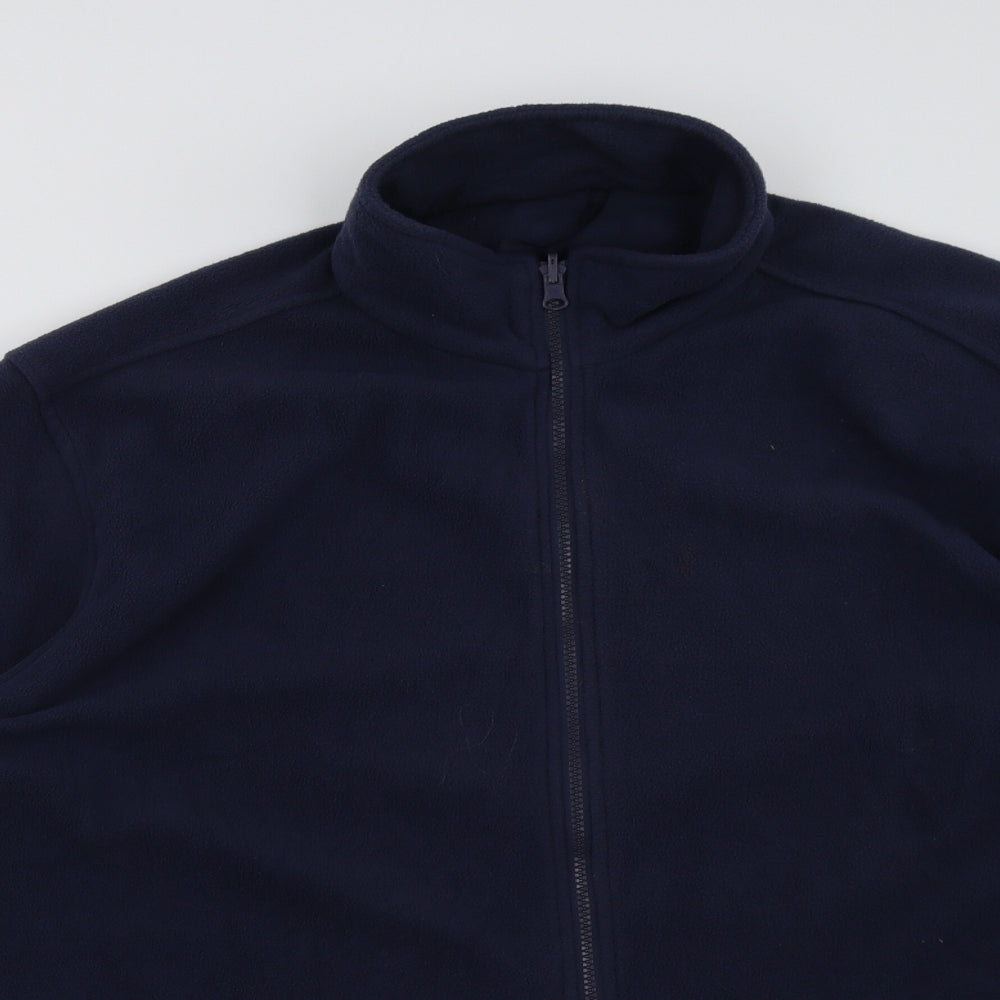Preworn Womens Blue   Full Zip Sweatshirt Size 26